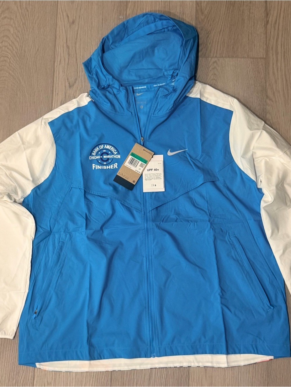 Nike 2025 Bank of America Chicago Marathon Finisher Jacket Men’s XL